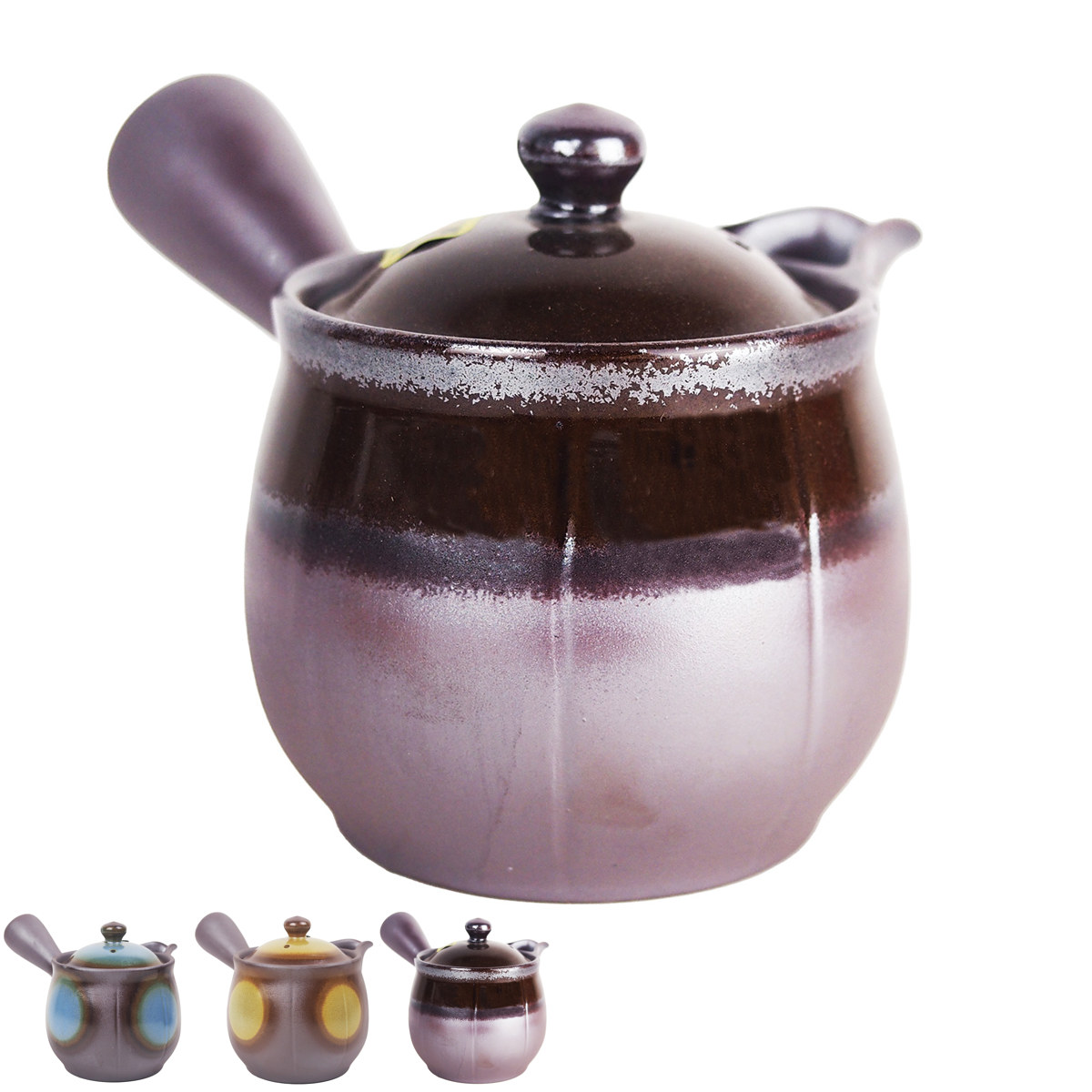 マルヨシ陶器 急須 2.0号 未来形 （ 380ml 陶器 萬古焼 茶こし付き 