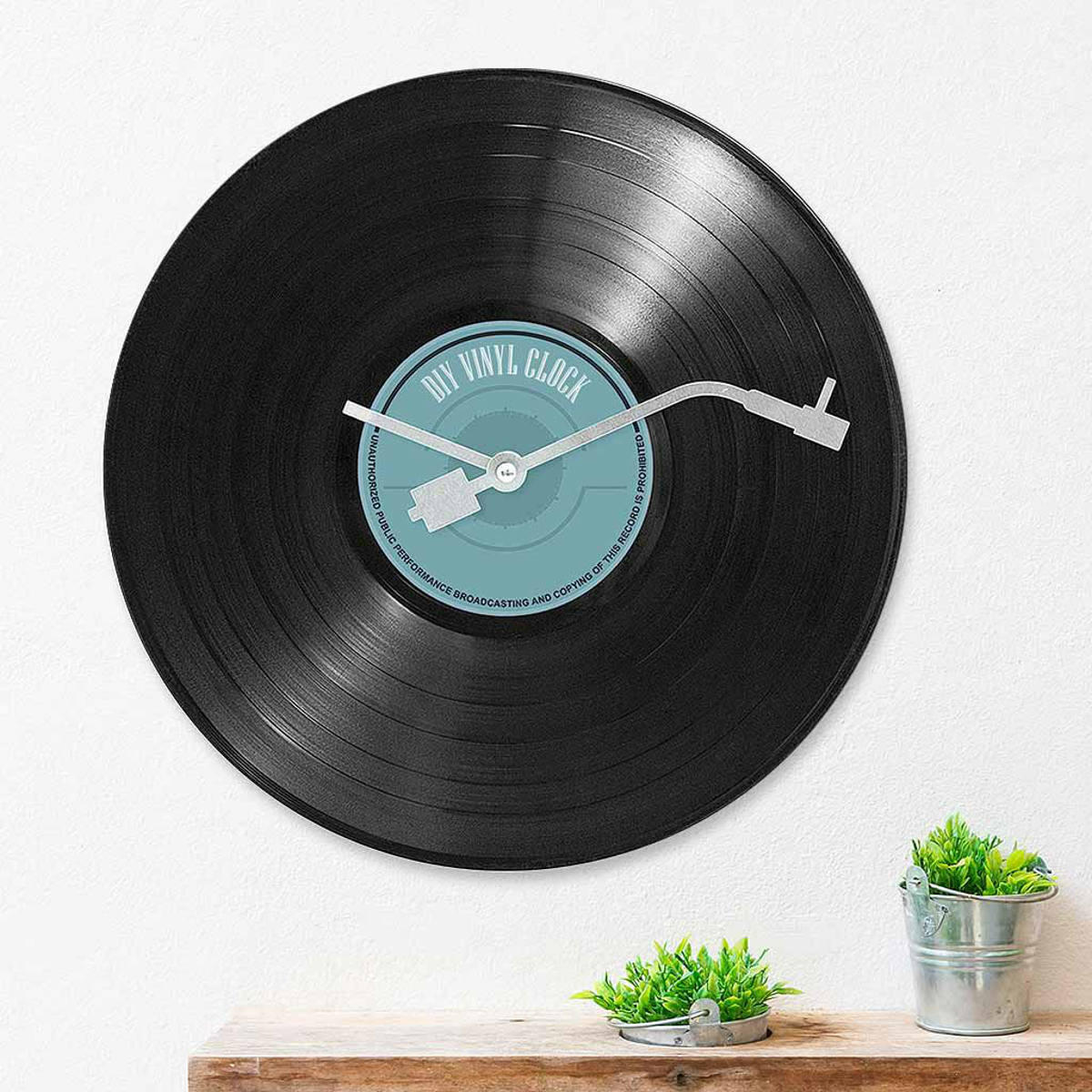 アントレックス 時計 壁掛け時計 balvi レコードクロック DIY