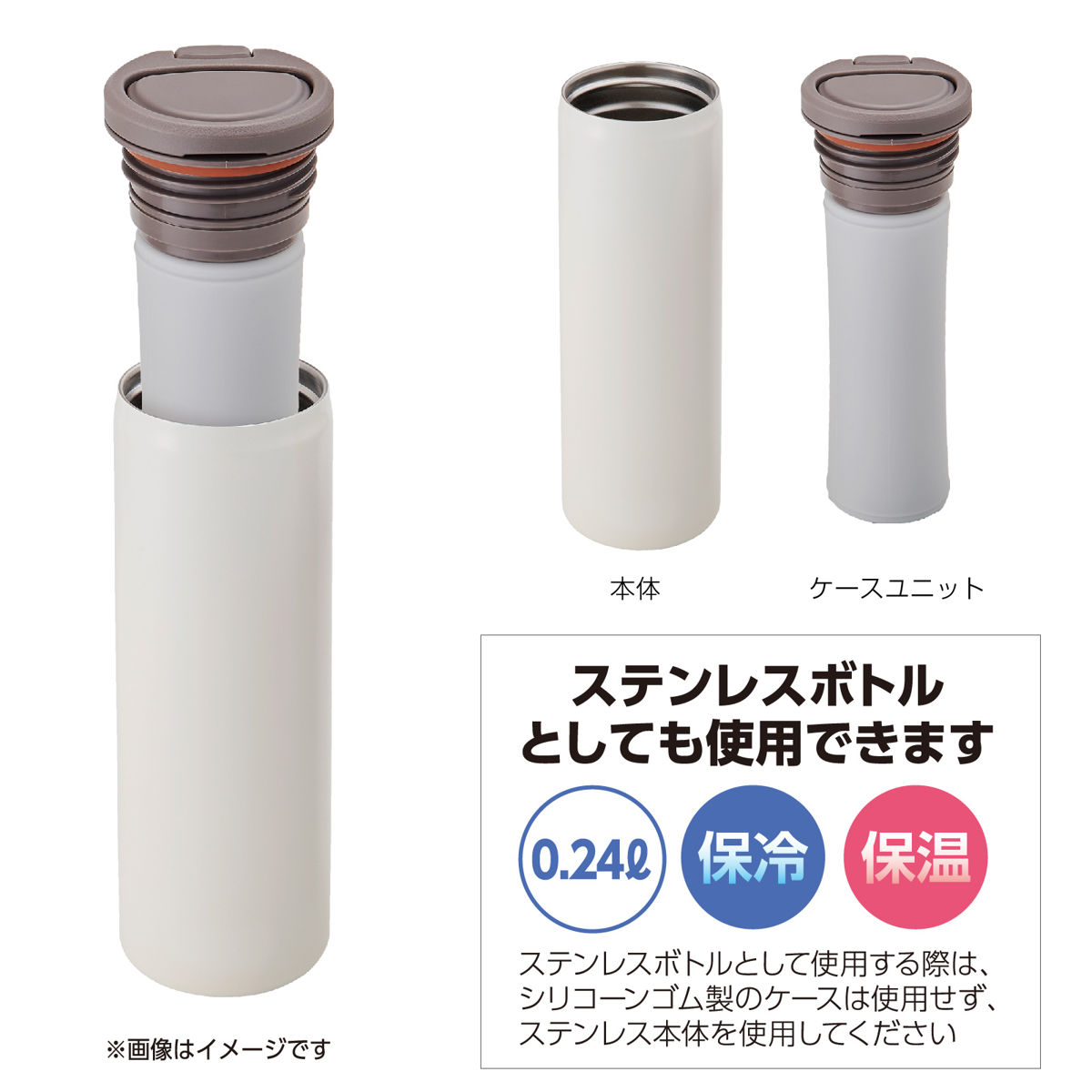 OSK（オーエスケー） 氷のう エコスティックステンレスボトル