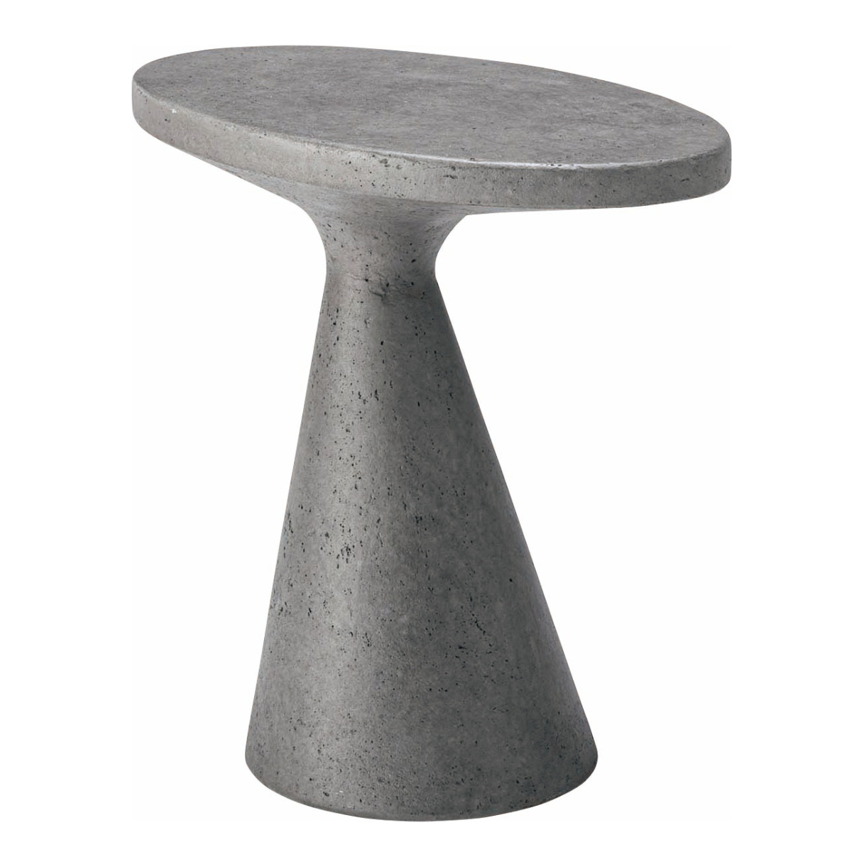 東谷 サイドテーブル 高さ40cm 楕円形 FORMA 軽量 完成品 （ ミニ