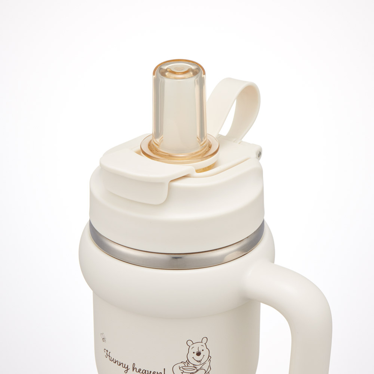 たんぶらー スケーター 水筒 570ml ハンドル付ストロータンブラー プーさん