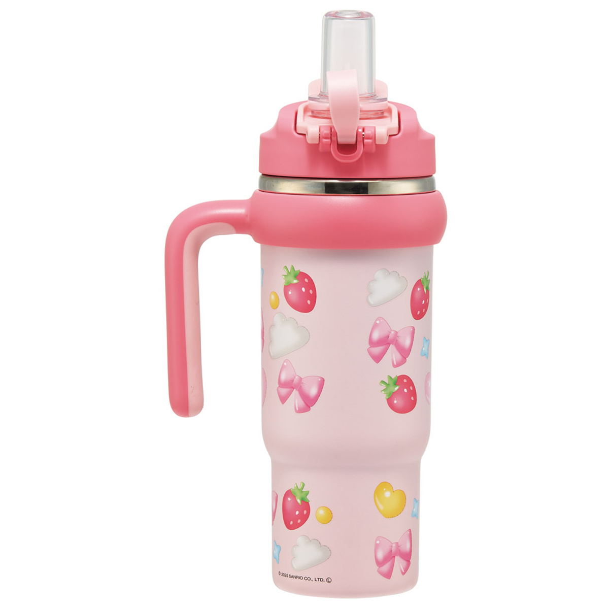 スケーター 水筒 830ml ハンドル付ストロータンブラー マイメロ