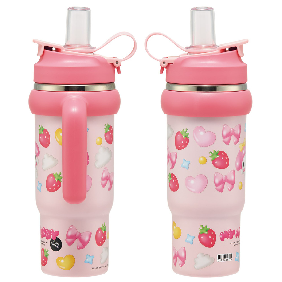 スケーター 水筒 830ml ハンドル付ストロータンブラー マイメロ