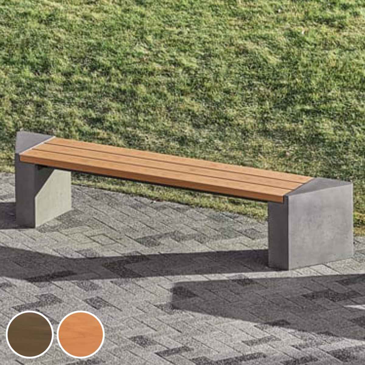 ベンチ 幅120cm シートユニット コネクトベンチ 屋外 業務用 （ 法人限定 座面のみ 屋外ベンチ 連結 屋内外 再生 樹脂製 長椅子 イス 背もたれ無し ）