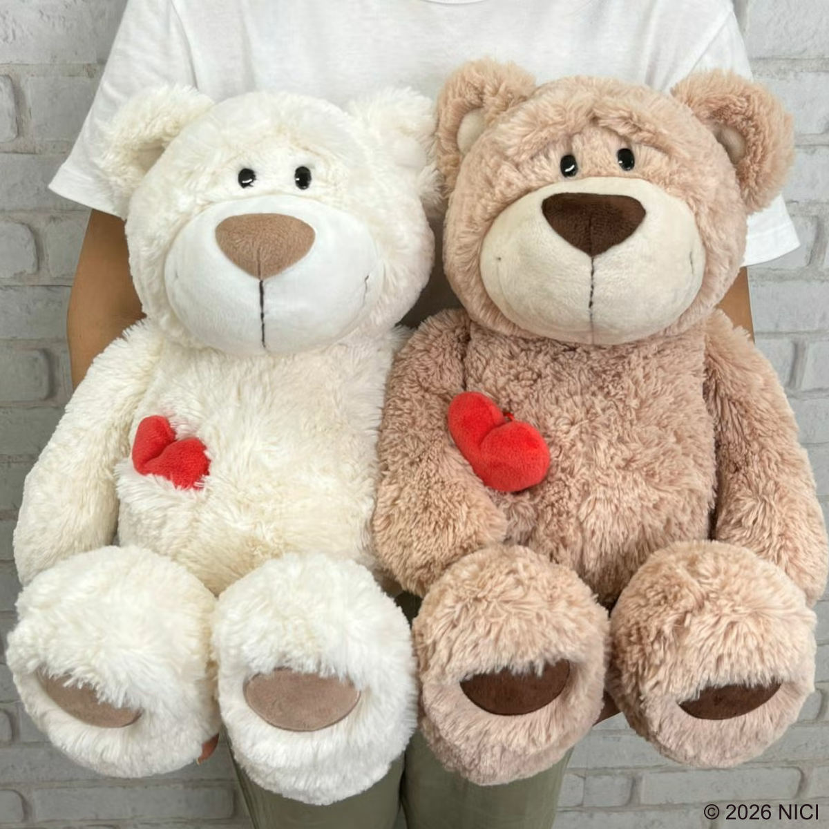 ぬいぐるみ NICI ラブベア クラシック 50cm （ ニキ くま ヌイグルミ 大きい ビッグ ふわふわ ベビー 赤ちゃん ポポ ララ かわいい 雑貨 プレゼント ギフト ）