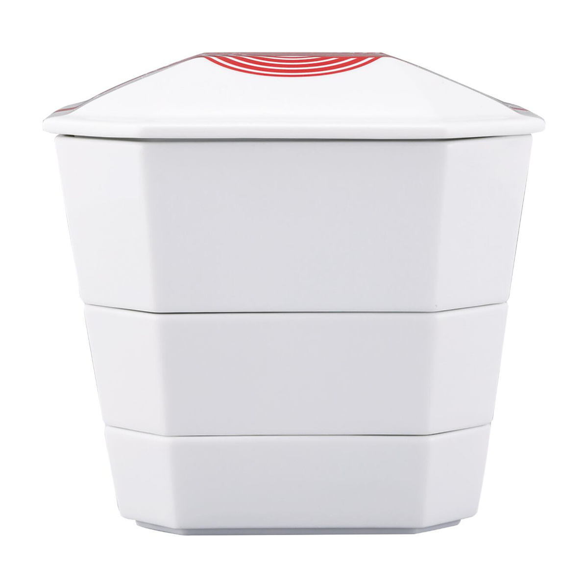 3段重箱 隅切 陶磁器 （ 食洗機対応 電子レンジ対応 磁器 日本製 お重 3段 陶器 ）_15