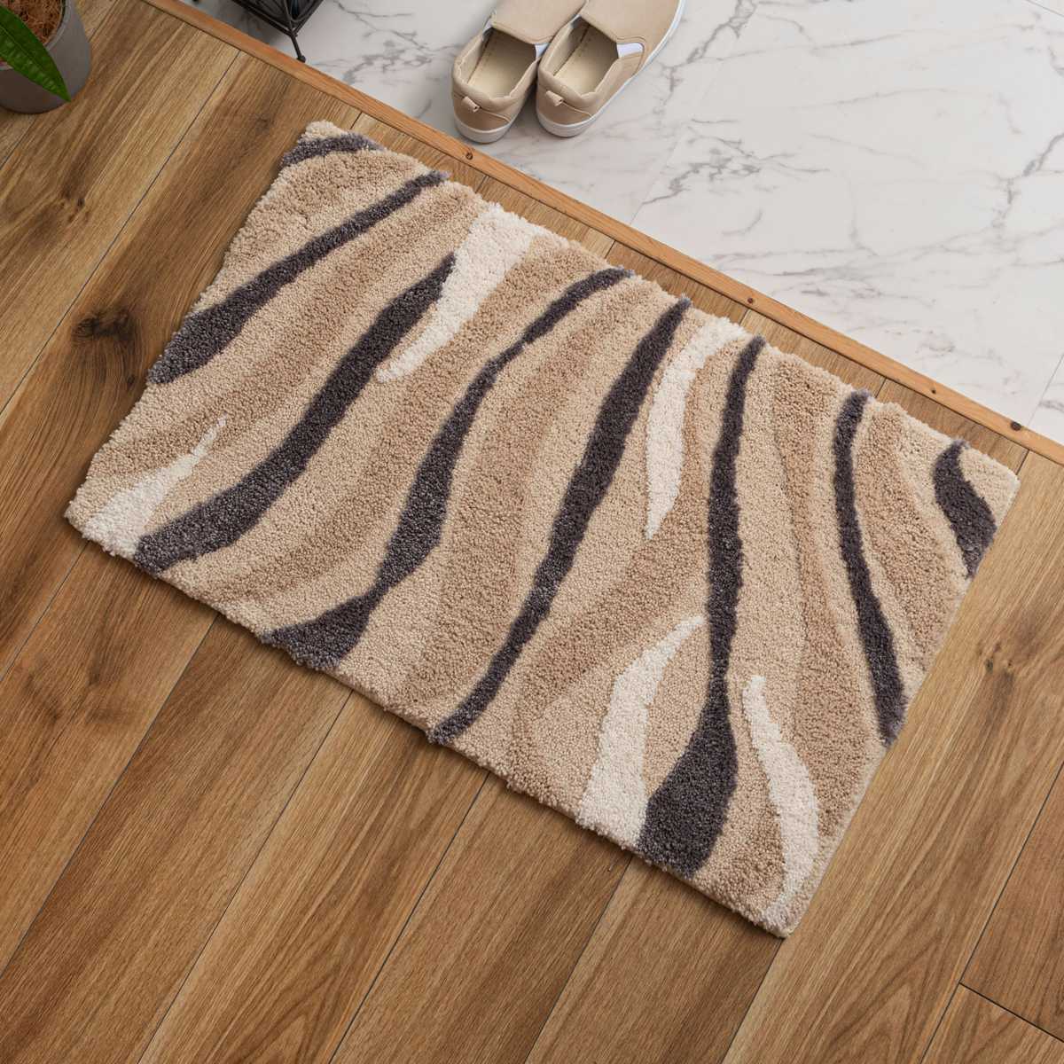 ���փ}�b�g 80.5×50cm ���� �����` �C���e���A�}�b�g �i �}�b�g ���O �~�� �C���e���A ������� �ӂ��ӂ� ����~�� �u���E�� ��80.5cm �j