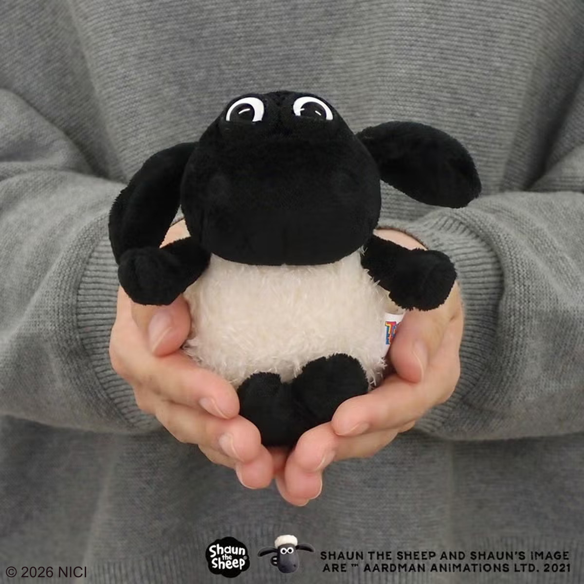 NICI ティミー クラシック 15cm ぬいぐるみ ひつじのショーン （ ニキ ヌイグルミ 手のひらサイズ ふわふわ 動物 ひつじ 羊 雑貨 インテリア ）