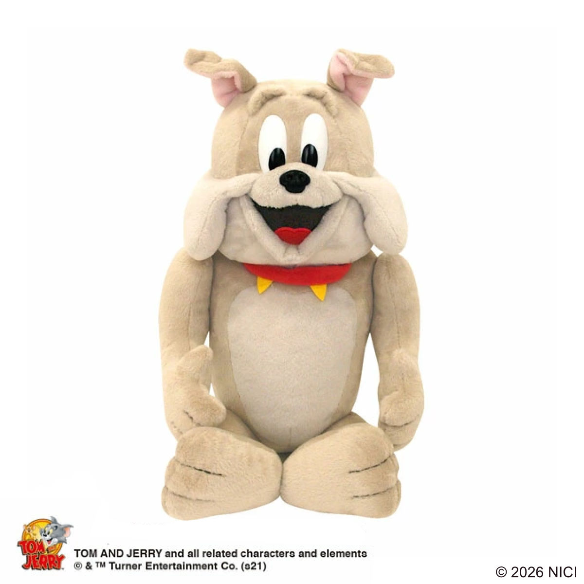 NICI トムとジェリー スパイク クラシック 40cm ぬいぐるみ （ ニキ ヌイグルミ ふわふわ アニマル グッズ かわいい キャラクター トムジェリ お座りタイプ ）