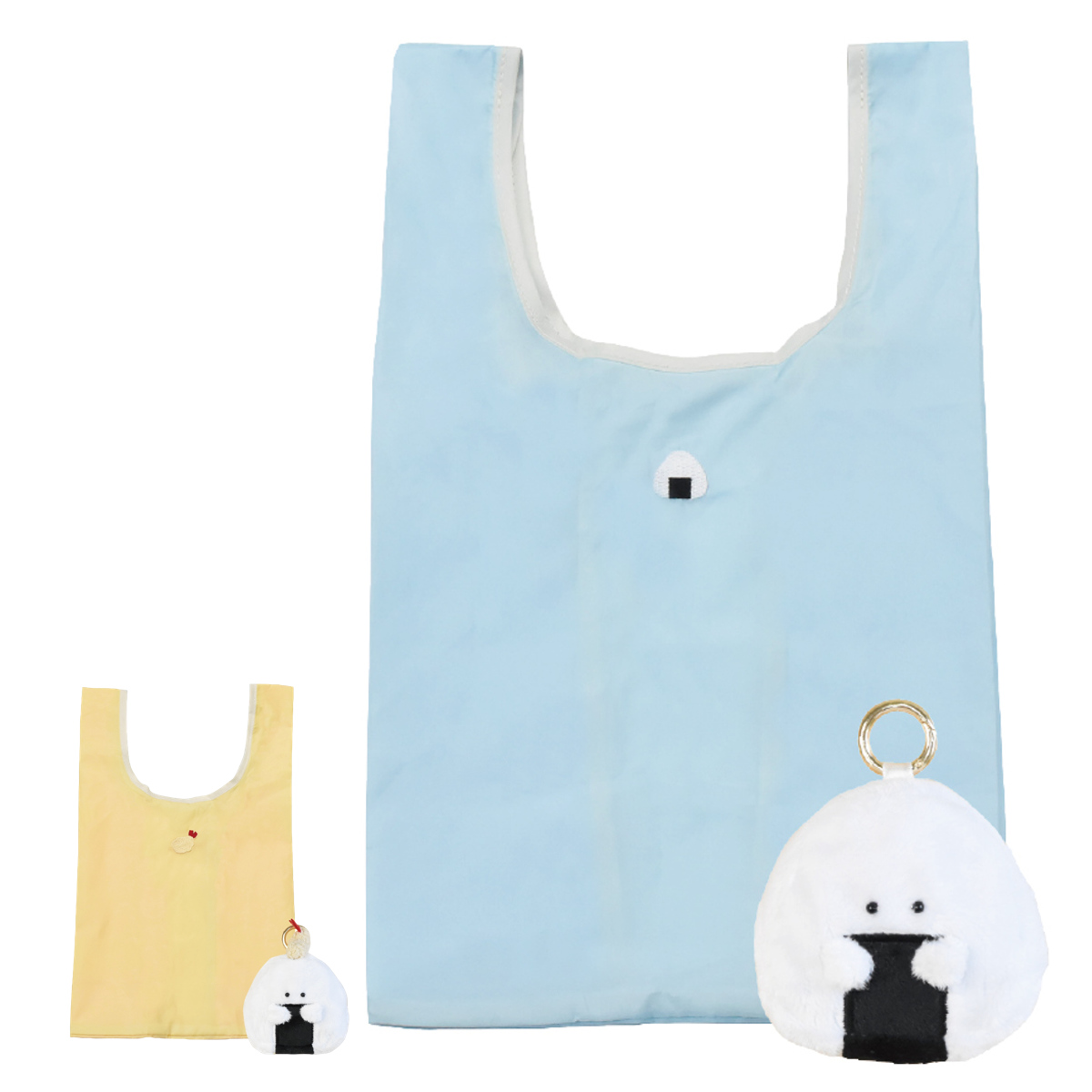 エコバッグ ぎゅっとおにぎりさん マスコットエコバック （ マイバッグ エコバック 買い物バッグ レジ袋 コンパクト レジバッグ ）
