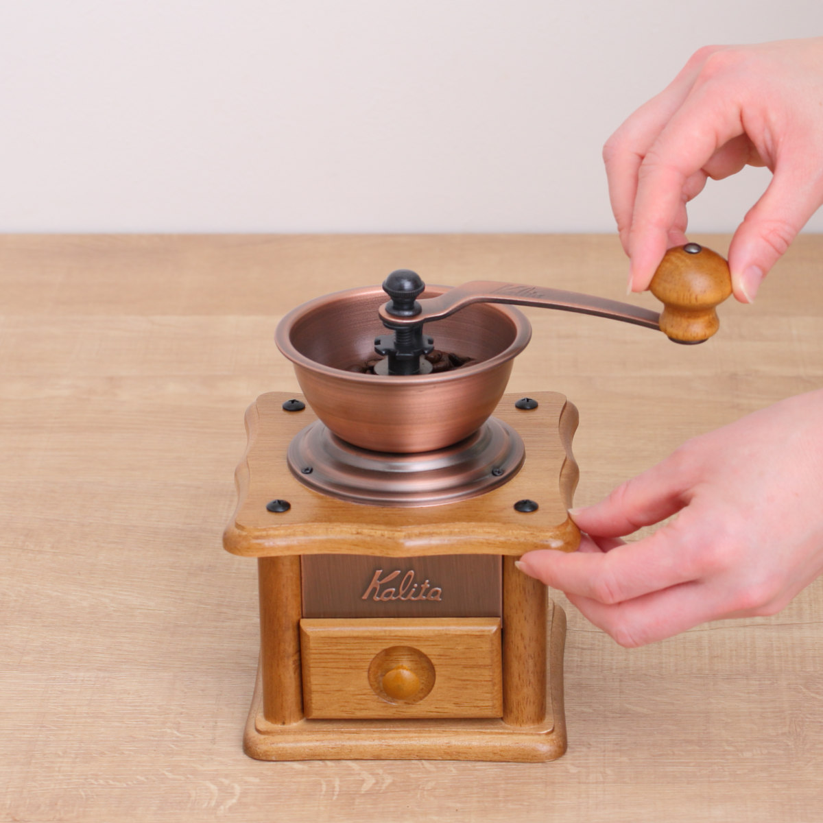 Kalita（カリタ） コーヒーミル コーヒーミル 銅板ミル ac （ 手挽き