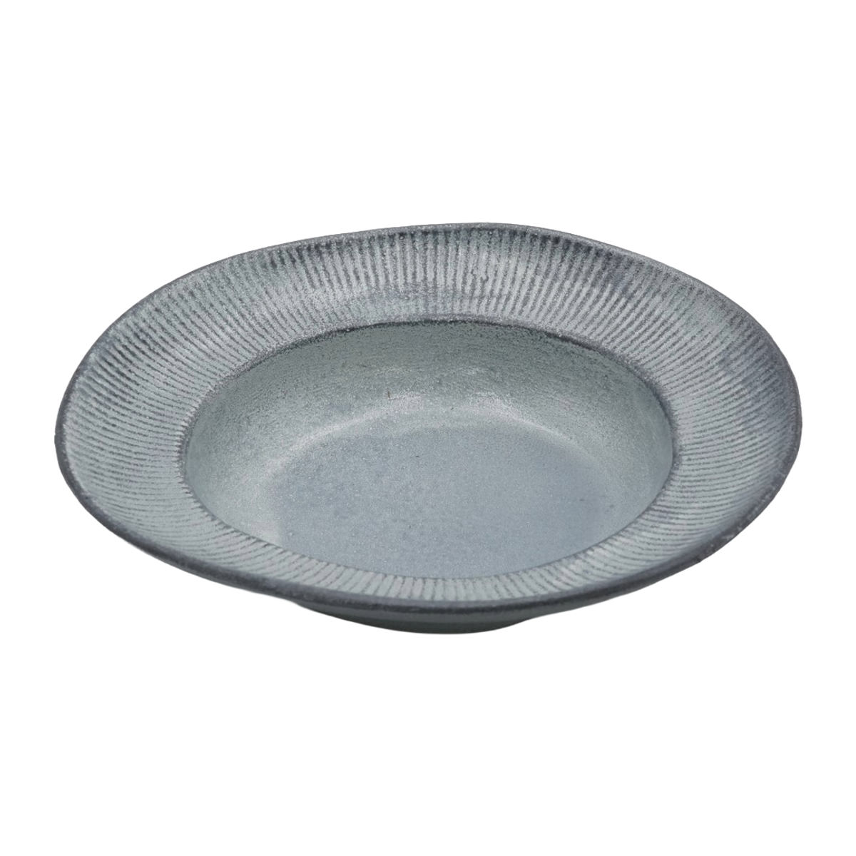 皿 変形千菊深皿 17cm （ 17.4cm 食洗機対応 電子レンジ対応 陶器風
