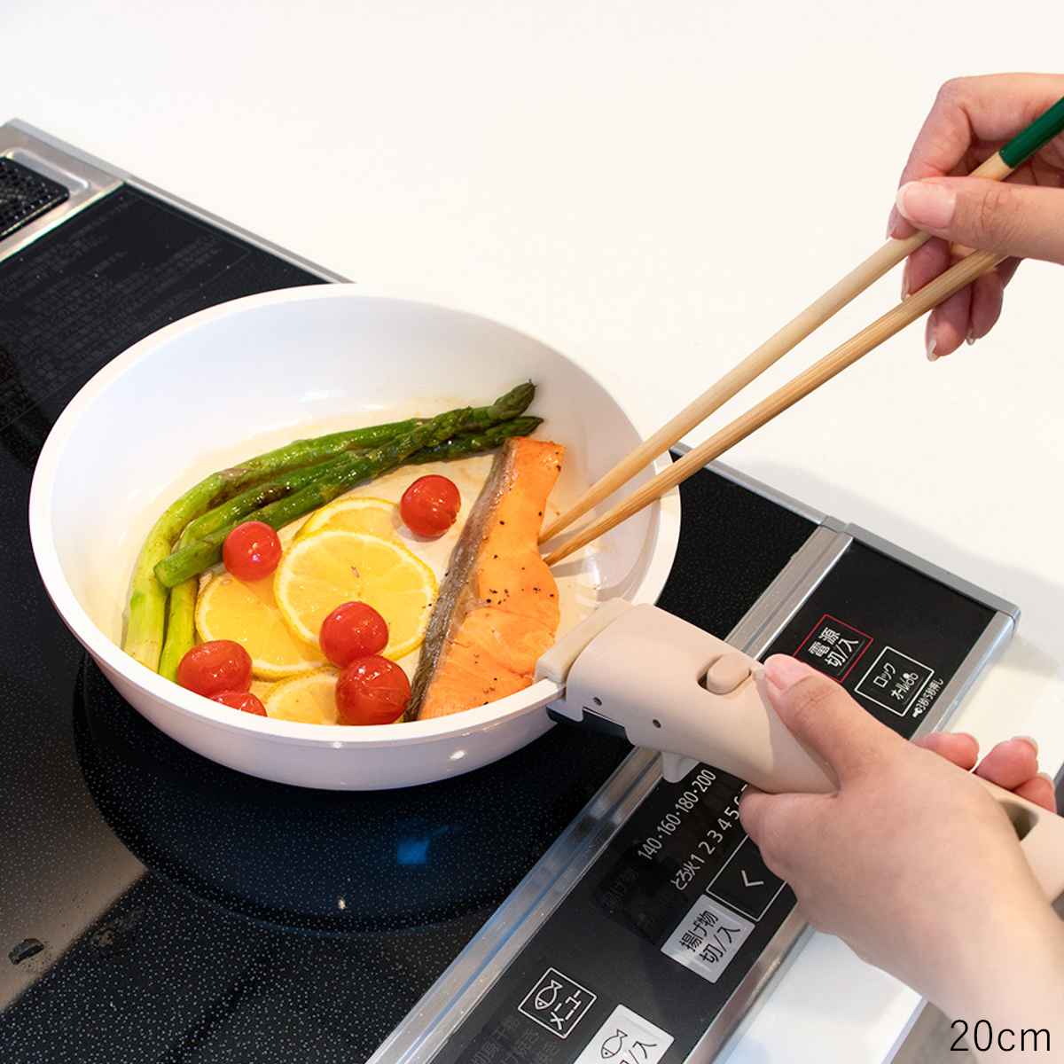 CAROTE フライパン 20cm 26cm 3点セット IH対応 ICE CREAM 取っ手が