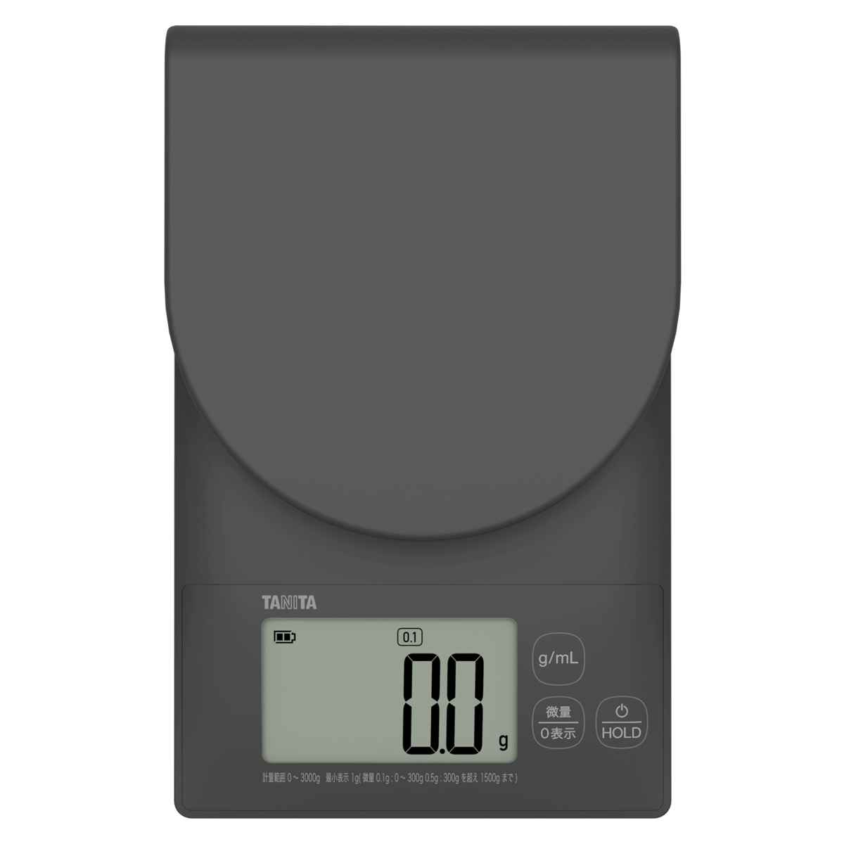 TANITA（タニタ） キッチンスケール 3kg デジタルクッキングスケール