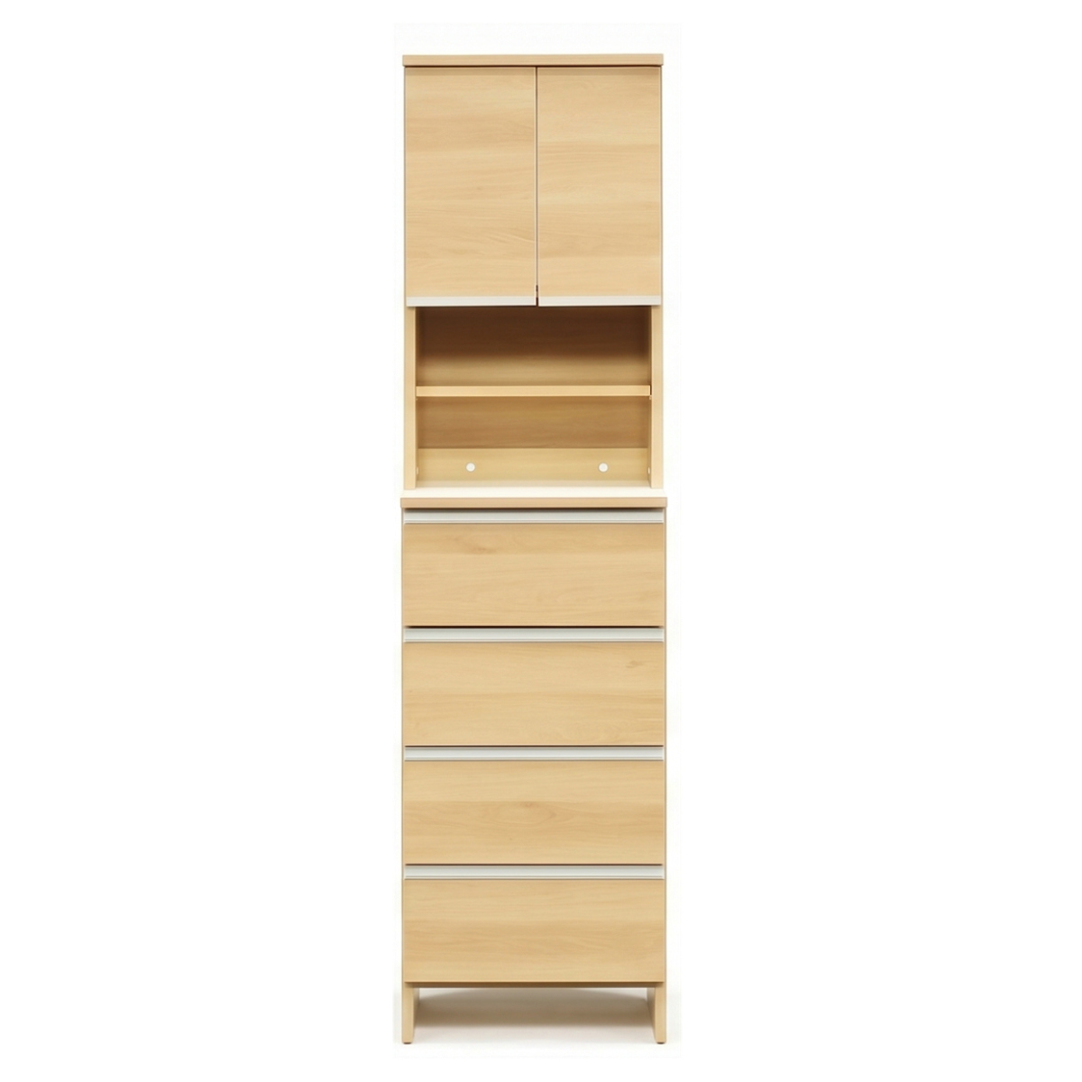 土井インテリヤ工業 ランドリーチェスト 幅49.8cm ハイタイプ 日本製