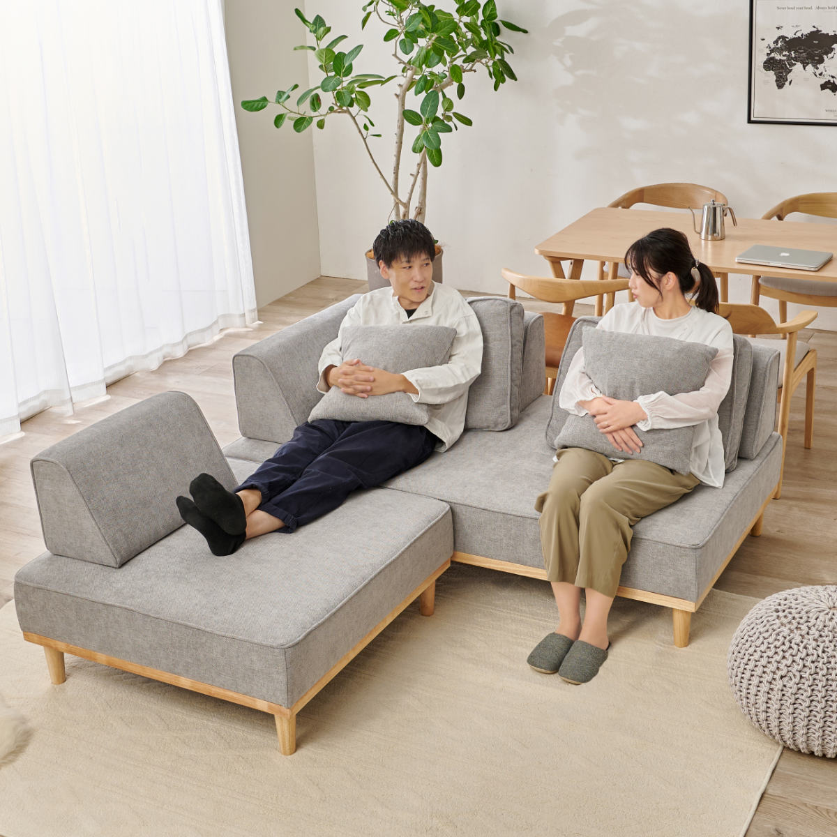 HAGiHARA（萩原） 背もたれ アイランドソファ ユニオン専用 クッション