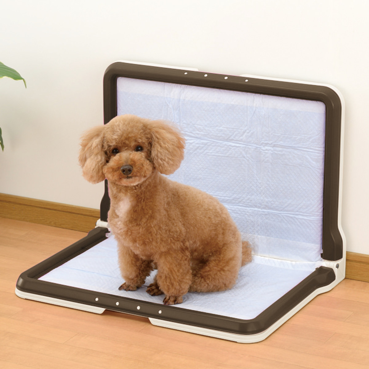 ペットトイレ 犬用 しつけ用ステップ L型トレー ワイド （ 犬用トイレ ドッグトイレ トイレトレー リッチェル ）