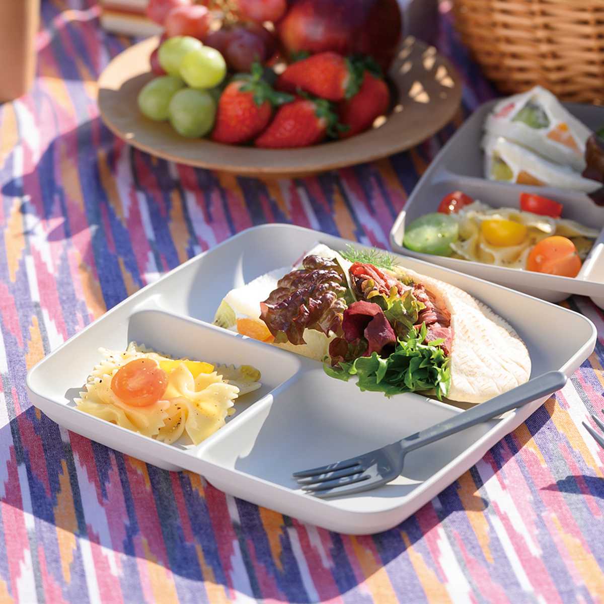 レミー タイマー プレート 皿 ランチョンマット キッチンミトン 4点セット aito製作所 抗菌 ランチプレート （ 23cm 食洗機対応 電子レンジ対応