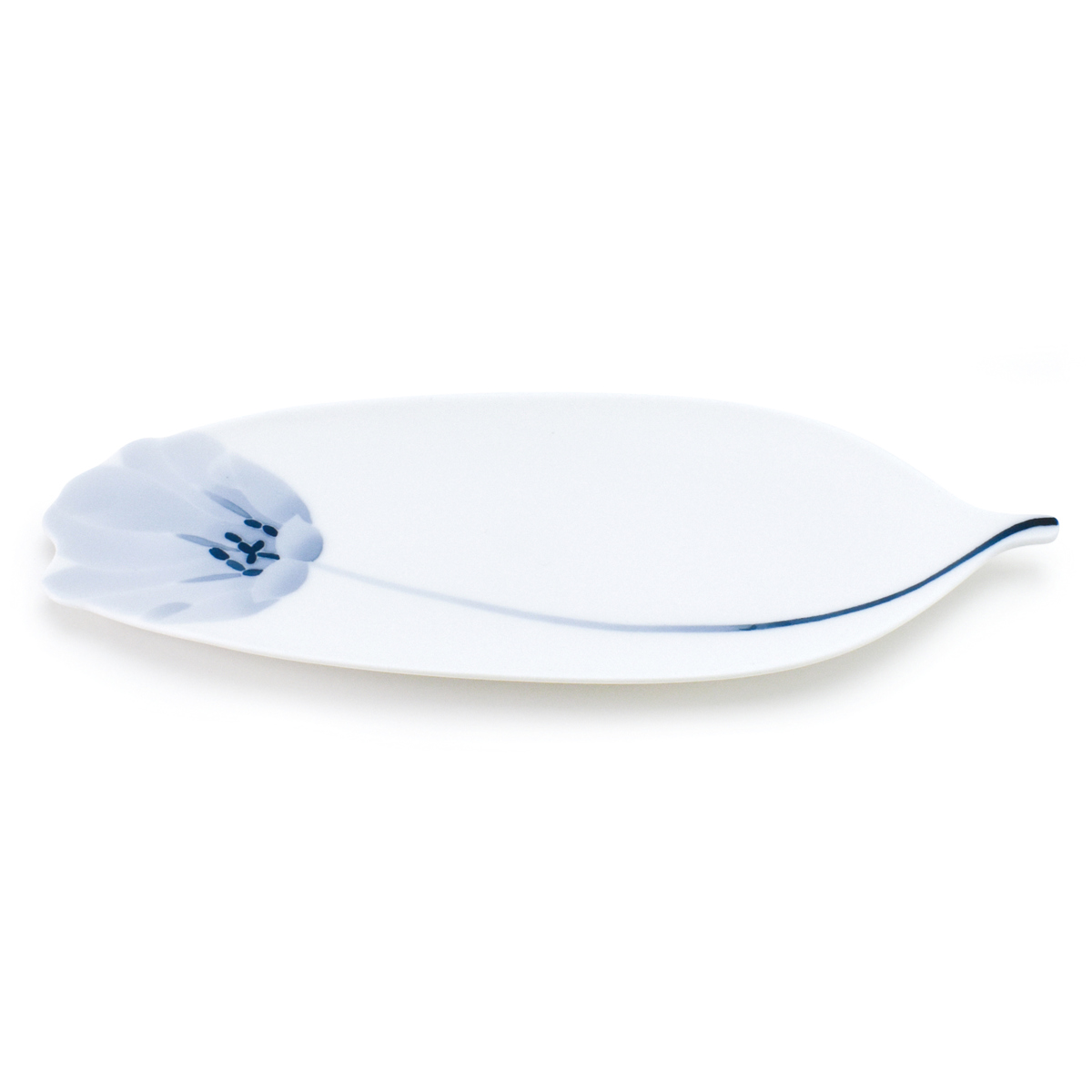 プレート FLOW チューリップステムプレートM （ プレート 皿 お皿 食器 20.5cm 食洗機対応 磁器 瀬戸焼 日本製 ）