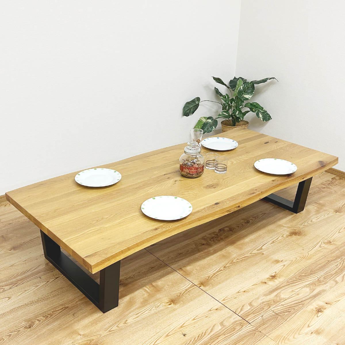 座卓（ブランド登録なし／家具、インテリア用品）（木材種類：オーク