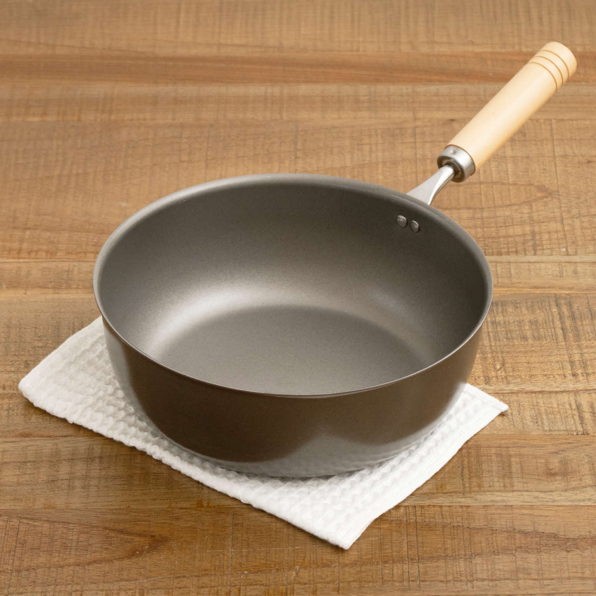 匠味（杉山金属） 鉄マルチパン 23cm IH対応 真・匠味 深型フライパン