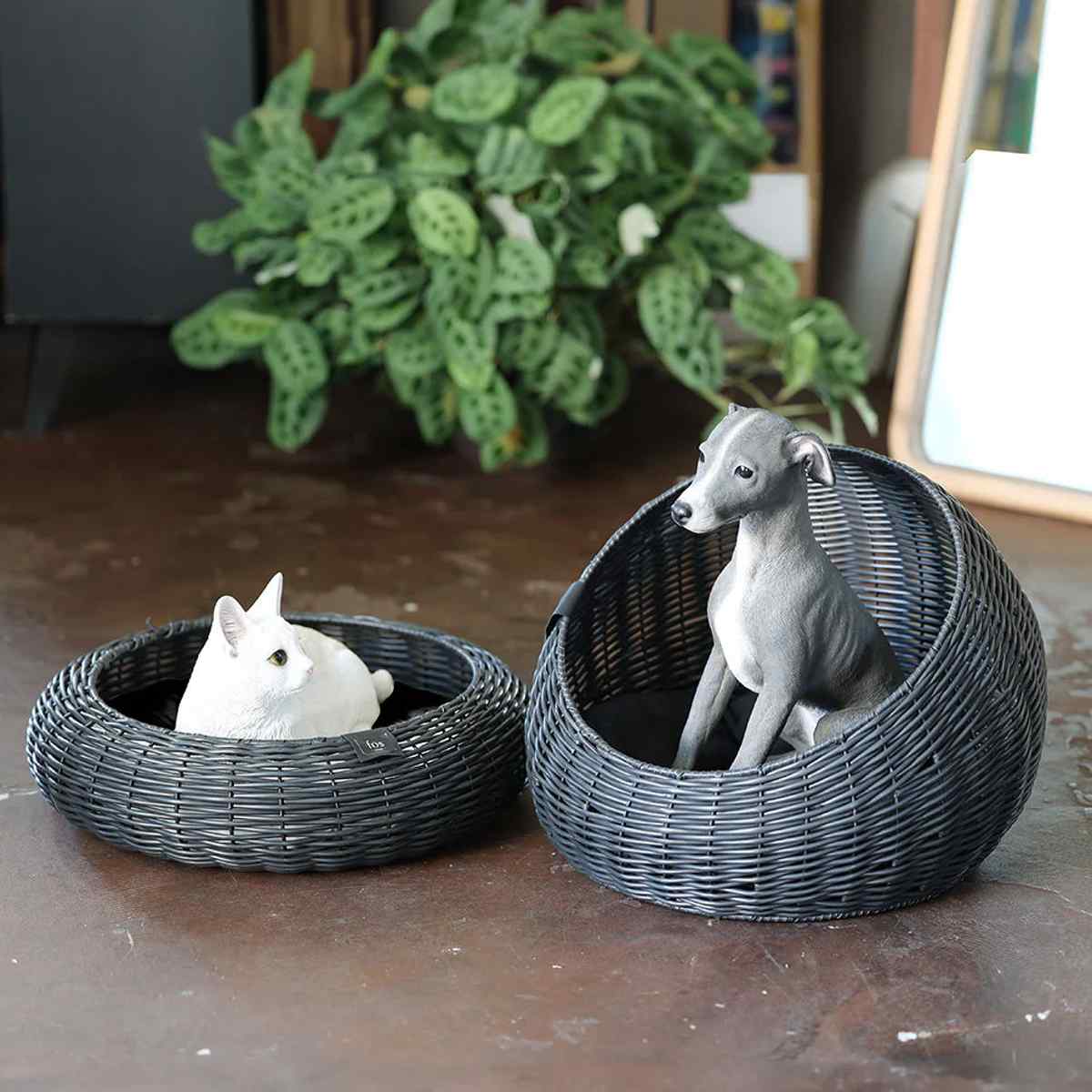 ペット ベッド Cuddly Bed High 布袋付き （ バスケット かご ペット用
