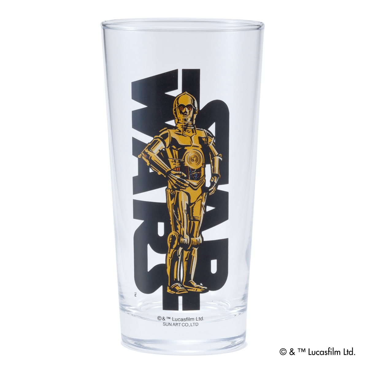 サンアート グラス スターウォーズ 大 （ 400ml ガラス コップ