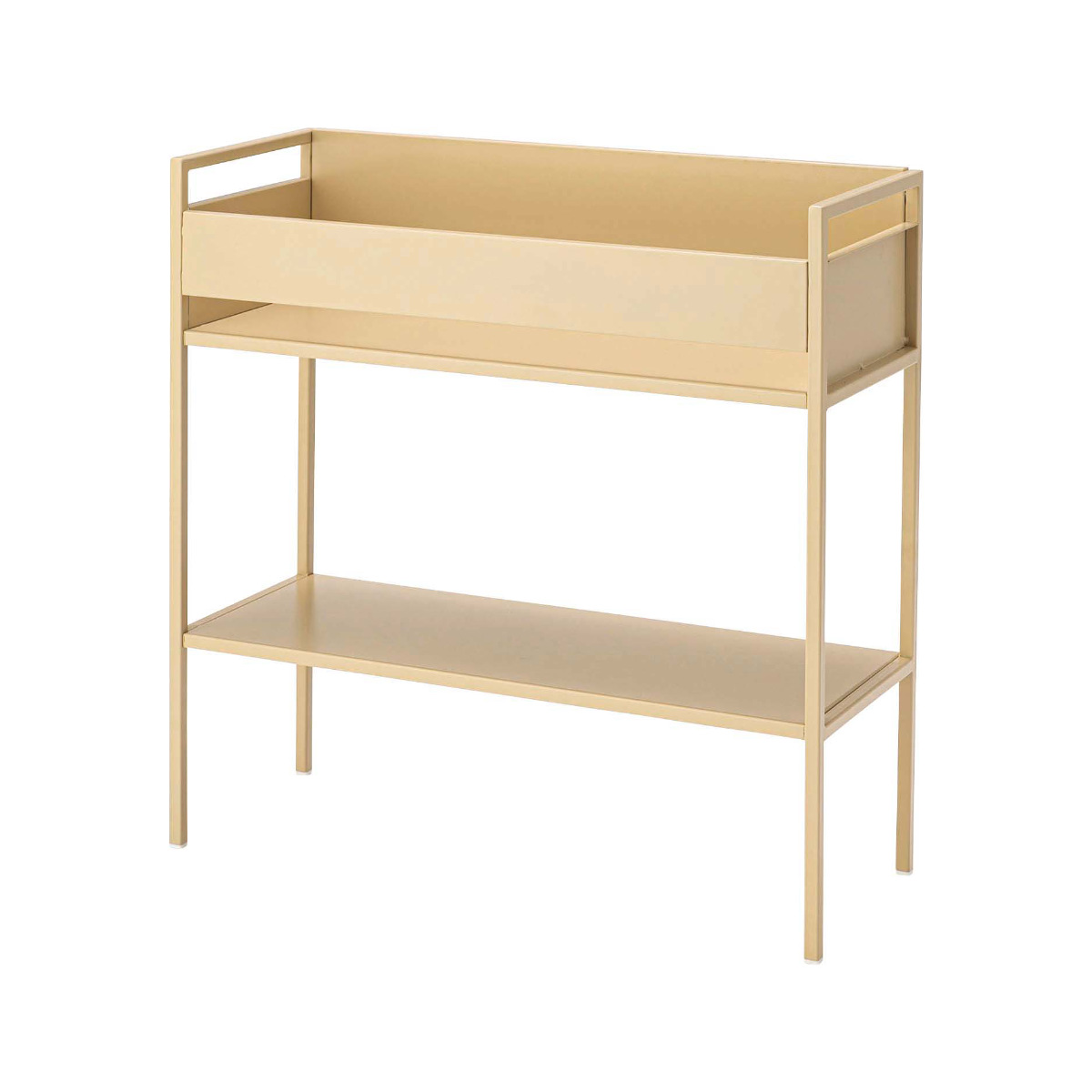 ラック 幅62.5cm 2段 スチール プランタースタンド （ 棚 ソファサイド