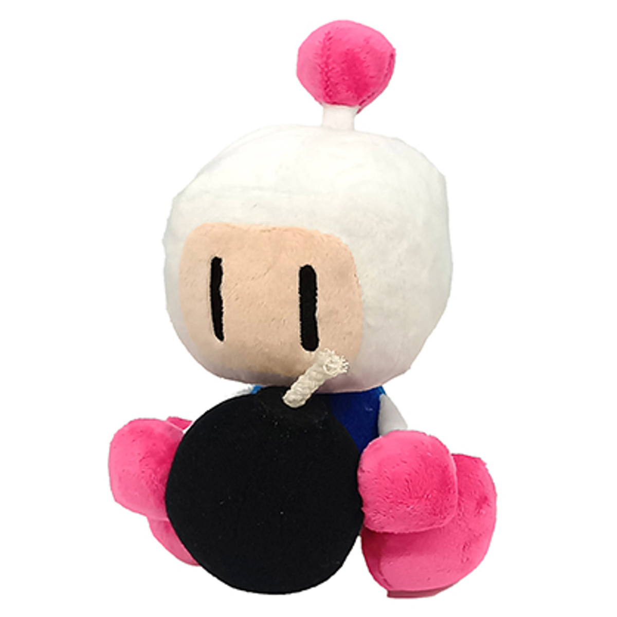 ぬいぐるみ ボンバーマン 爆弾持ち （ ヌイグルミ 白ボン 手のひらサイズ もちもち インテリア 雑貨 プレゼント かわいい キャラクター ）