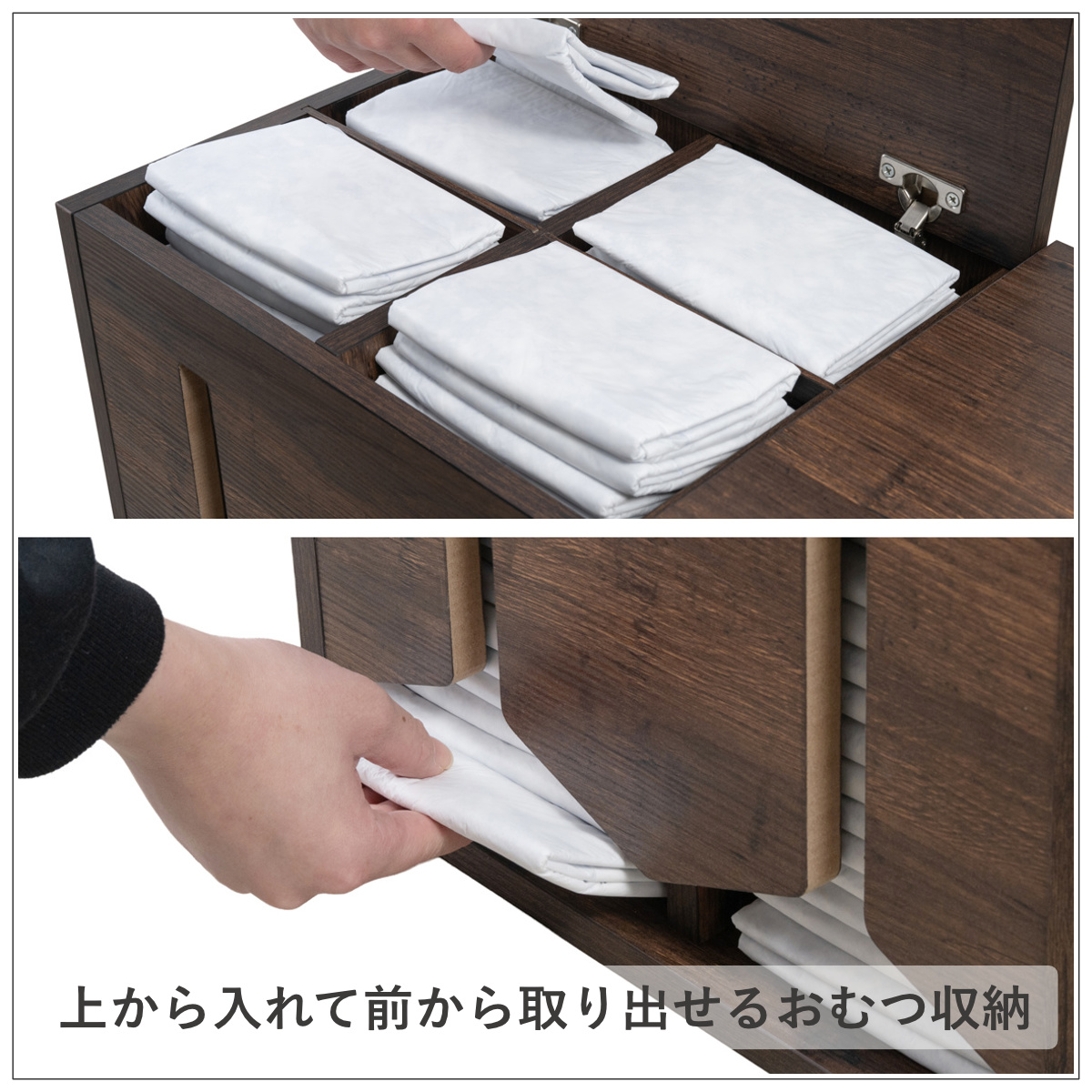 ベビー収納 幅90cm 収納ラック arizo...の詳細画像4