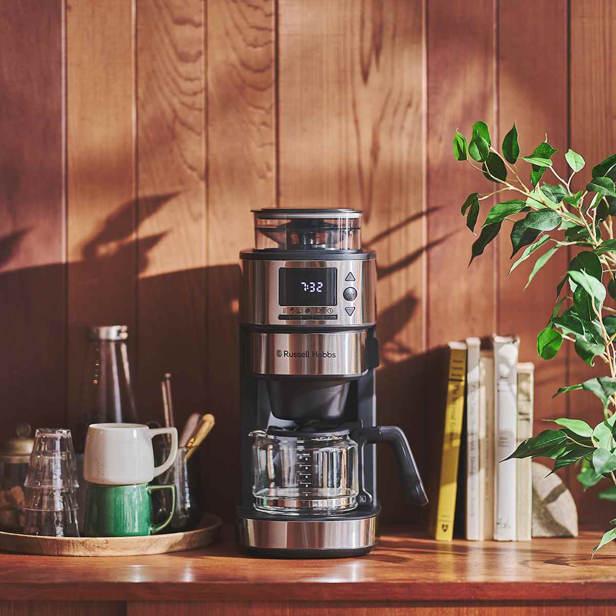 ���T�t�� Russell Hobbs ���b�Z���z�u�X �S�����J�t�F�h���b�v �V���o�[ �i �R�[�q�[���[�J�[ �S���� �~���t�� �O���C���h �h���b�v ���i�K���� �ۉ��@�\ �j