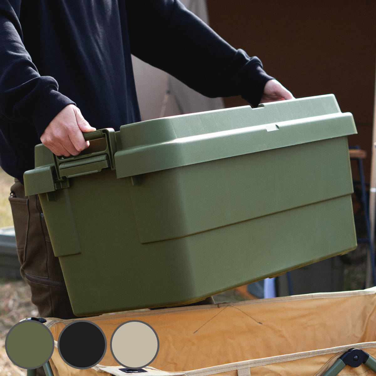 ���[�{�b�N�X �g�����N�J�[�S EASY GRIP 70L TC-70SE 2�Z�b�g �i ����� ���[�P�[�X ���[ �{�b�N�X �t�^�t�� �P�[�X ��䔠 �j