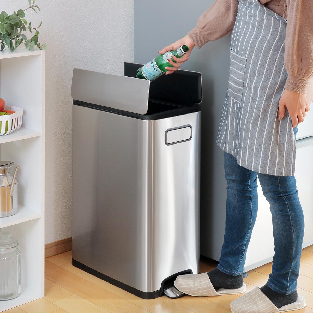 EKO（イーケーオー） ゴミ箱 45L エコフライ ステップビン ペダル