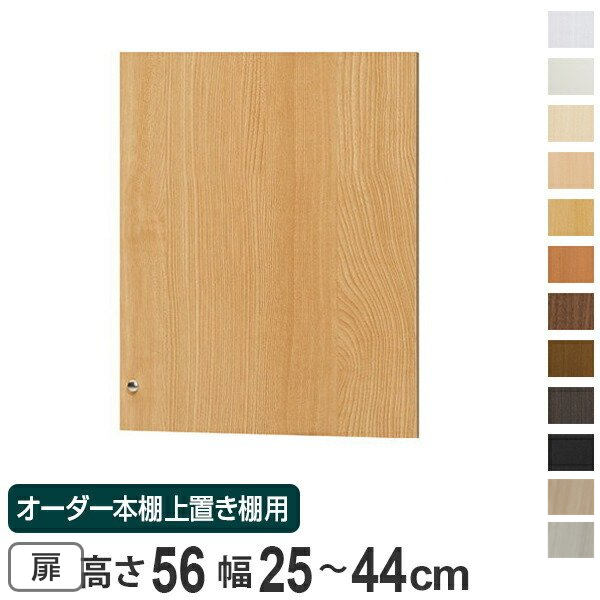 オーダー本棚 上置き棚 type56用扉 幅25-44cm （ オーダーメイド 収納