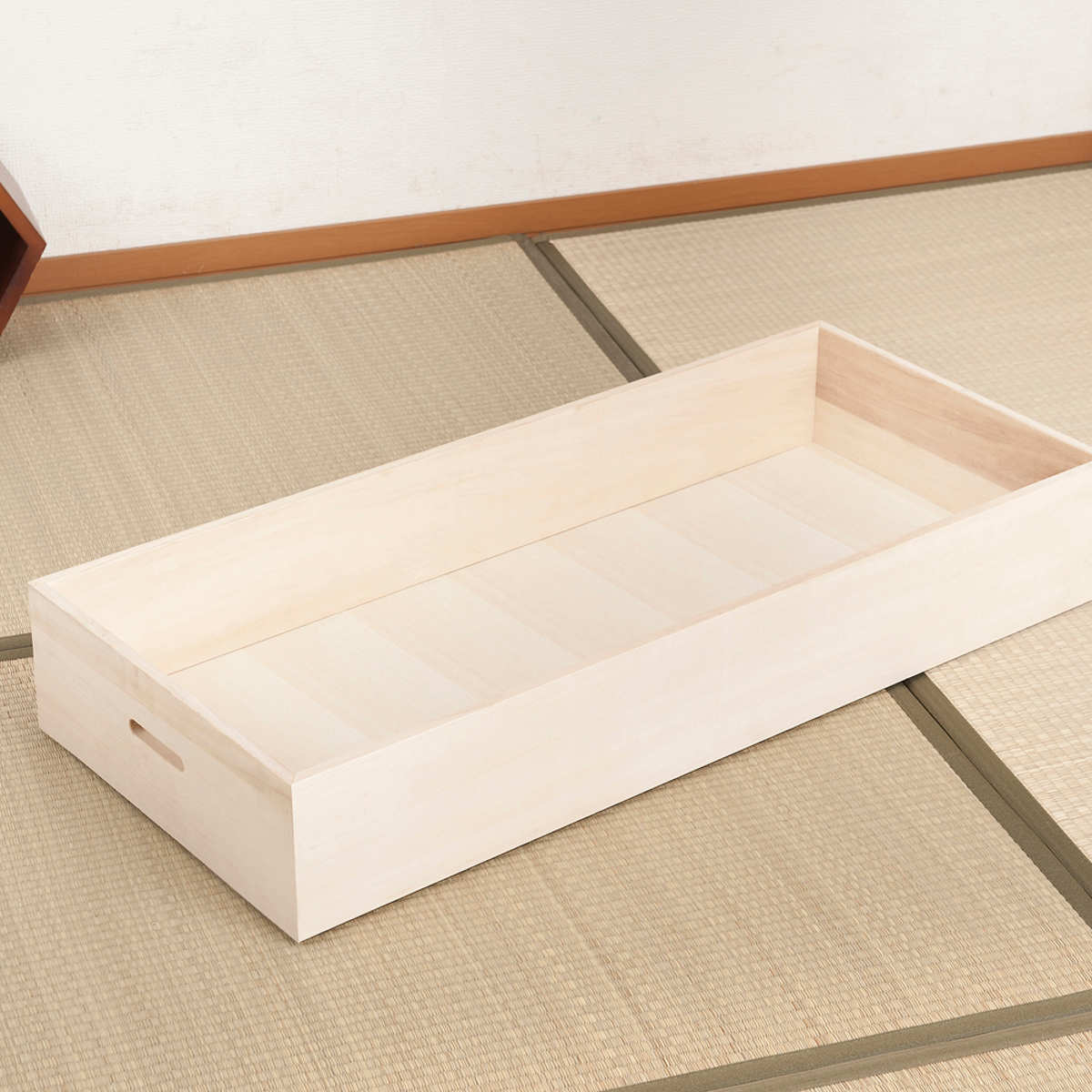 桐 衣装ケース 追加用 衣裳盆 深盆 蓋なし 隅金具なし 高さ13cm