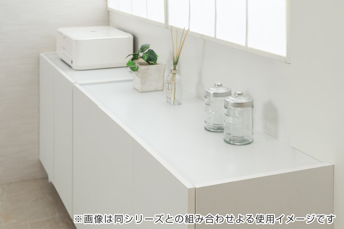 キャビネット 幅118cm 開き戸 3枚扉 フレンチシャビー 日本製 （ 収納