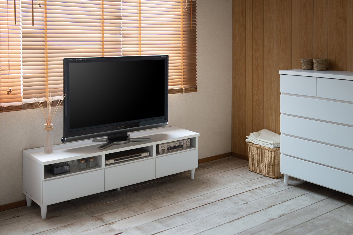 テレビ台 ローボード フレンチシャビー 幅150cm （ テレビボード TV台