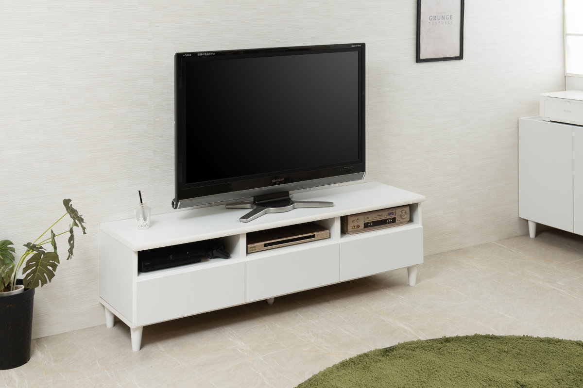 テレビ台 ローボード フレンチシャビー 幅150cm （ テレビボード TV台