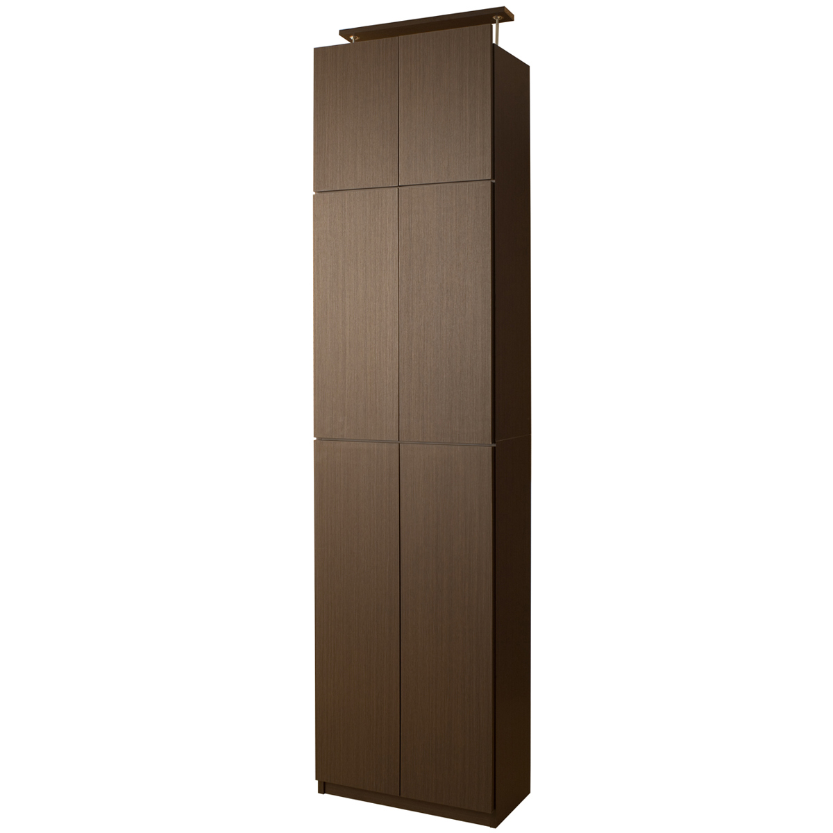 突っ張り 壁面収納 扉タイプ キャビネット 幅60cm 耐震 日本製 （ 壁面家具 つっぱり 転倒防止 ハイグロス 大量収納 簡単設置 半完成品 F★★★★ ）_21