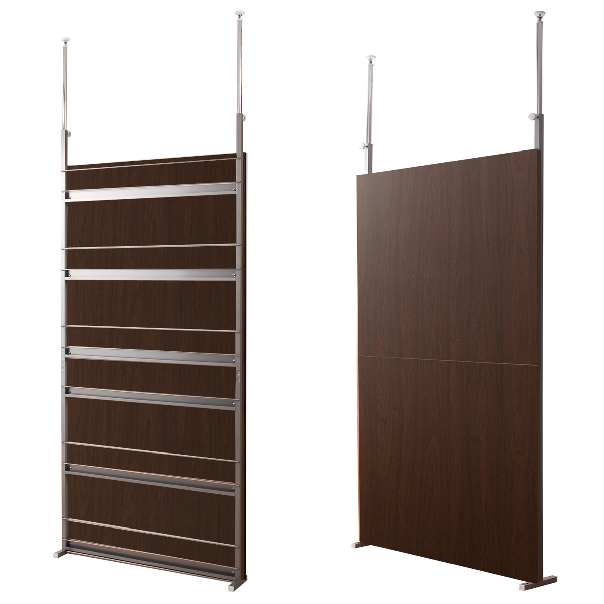 マガジンラック 突っ張り パーテーション 幅9...の詳細画像2