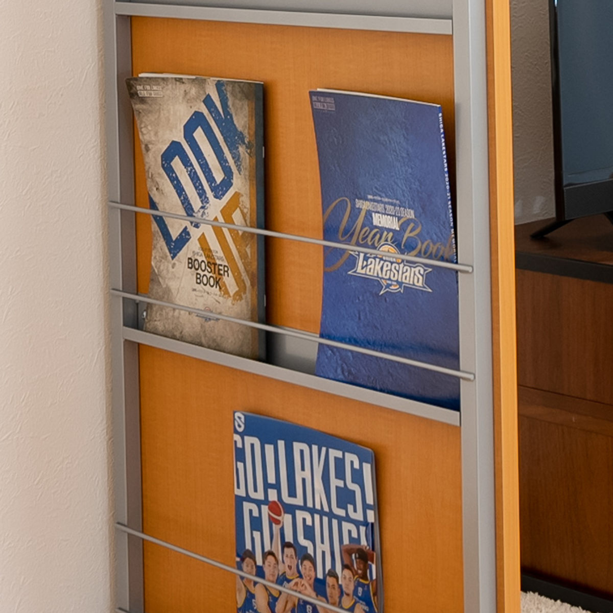 マガジンラック 突っ張り パーテーション 幅9...の詳細画像5