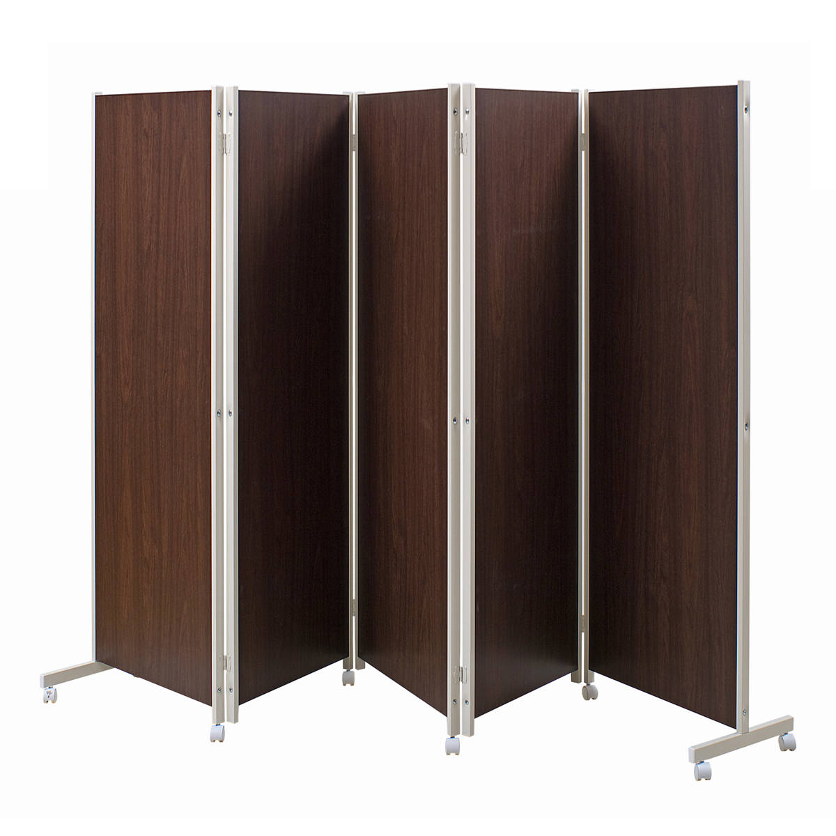 パーテーション キャスター付きパーテーション 5連 高さ180cm （ 自立