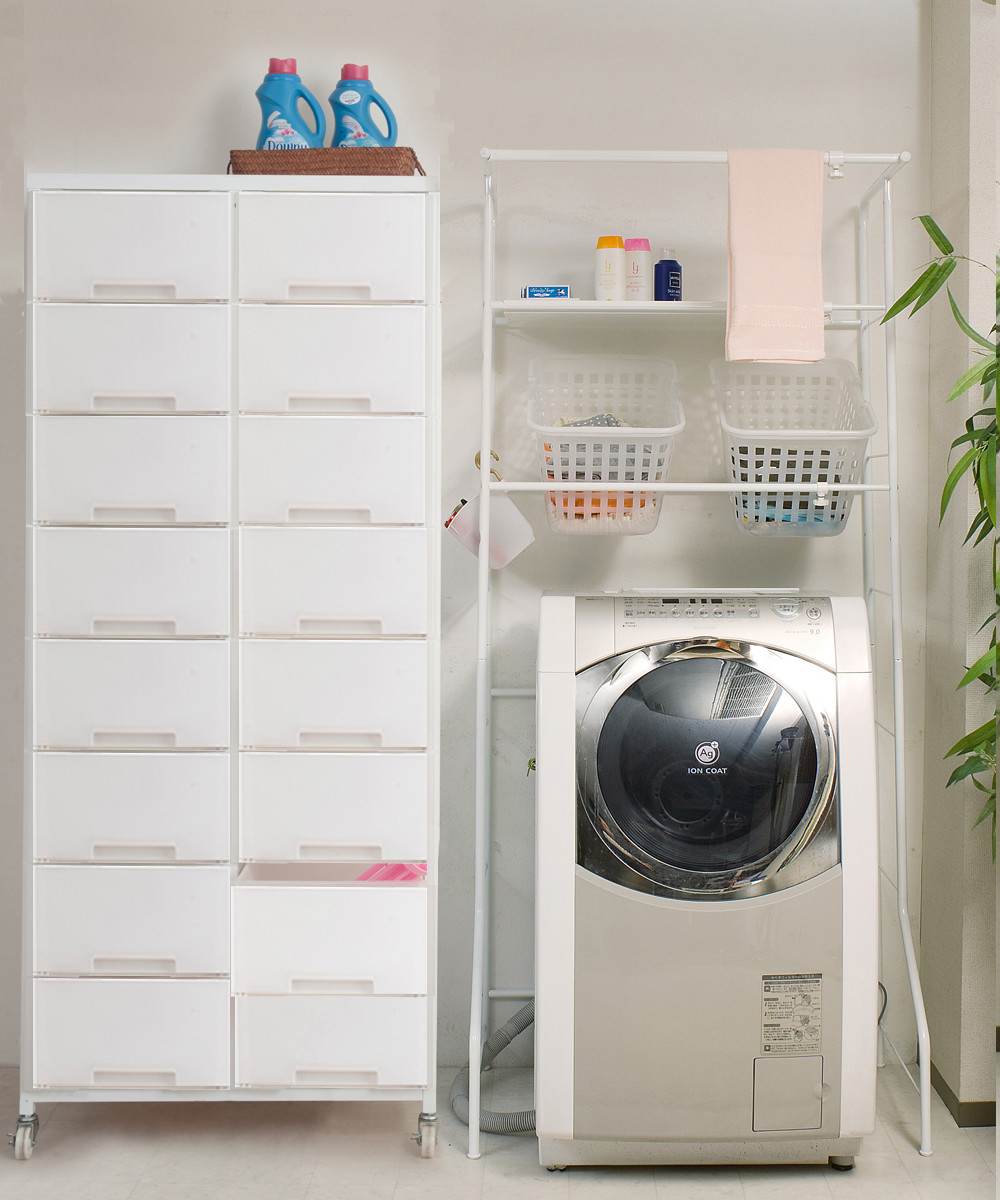 NASA 衣装ケース 大量収納プラスチックチェスト 2列8段 （ 幅69×奥行48