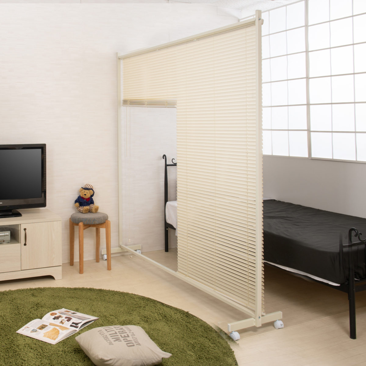 ブラインドパーテーション ダブルタイプ 幅180cm 高さ187.5cm