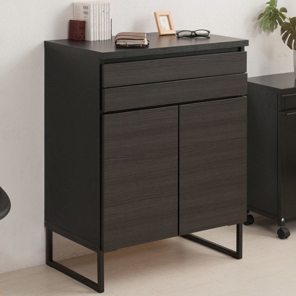 キャビネット スクエアキャビネット デスクタイプ スタイリッシュ 幅71cm ( パソコンデスク デスク PCデスク キャビネット型デスク ) :7300000st0005:インテリアパレットヤフー店 - 通販 - Yahoo!ショッピング