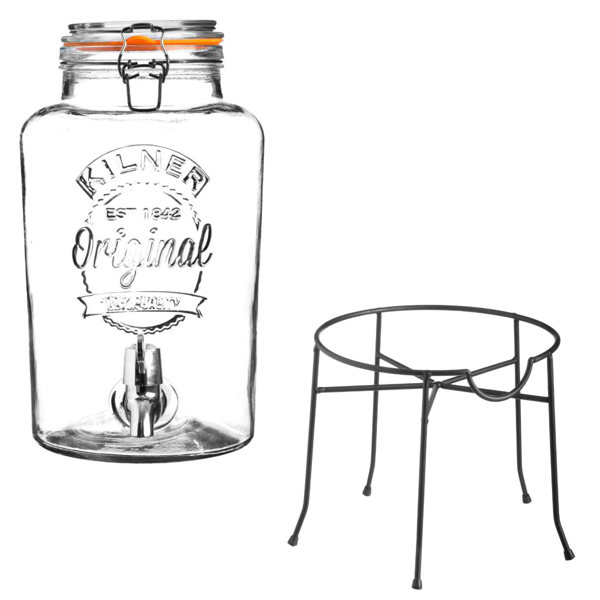 KILNER（キルナー） ドリンクサーバー 5L スタンド付き （ ドリンク