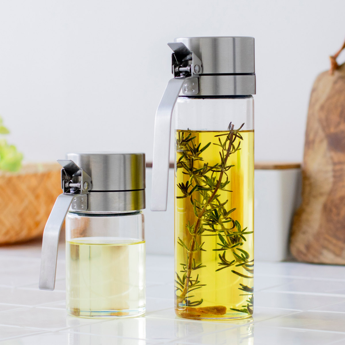 DULTON（ダルトン） 調味料入れ 200ml＋500ml 2本セット オイル