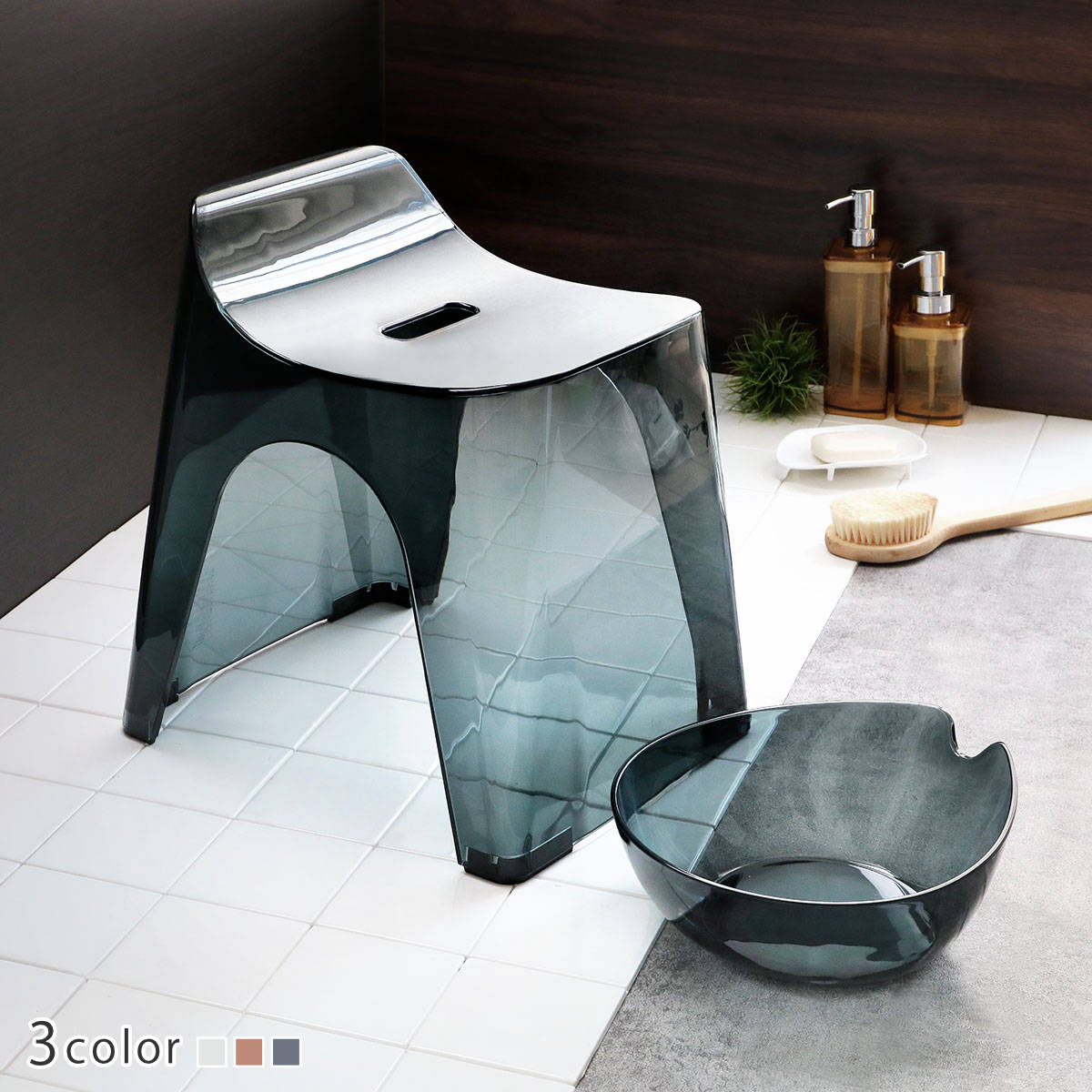 ���C�֎q 30cm ���� 2�_�Z�b�g �q���[�o�X �N���A�^�C�v �o�X�X�c�[��×�E�H�b�V���{�[�� ���{�� �i ���C���� ���ʍ���30cm ���ʊ� ���C���� ������ HUBATH �j