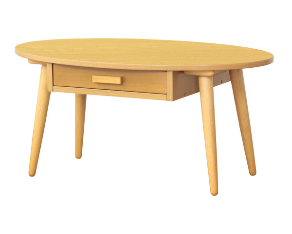 テーブル ローテーブル リビングテーブル おしゃれ 収納 引き出し 北欧 シンプル 丸 机 収納付きテーブル 丸型 センターテーブル コーヒーテーブル  木製 幅80