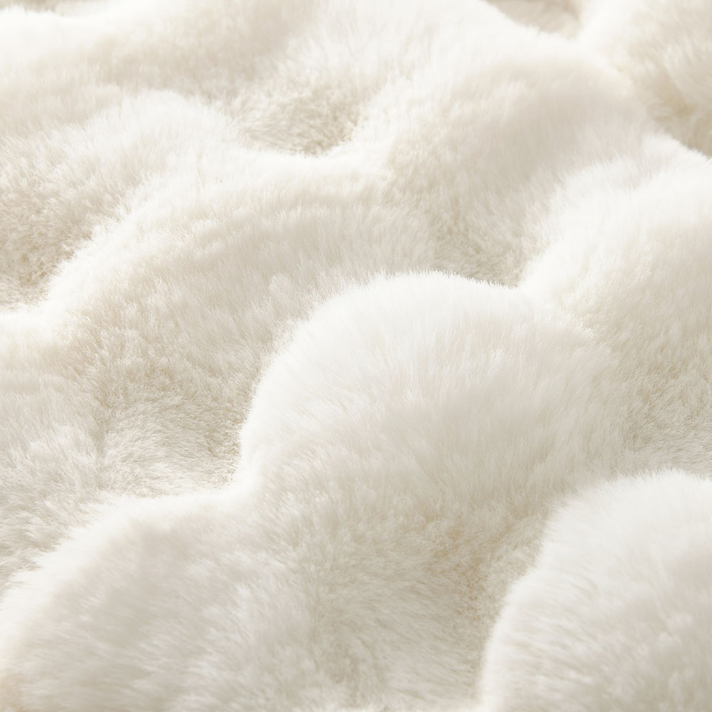 こたつ掛け布団 ルナ 楕円形 210×170cm こたつ布団 もこもこ ラビット